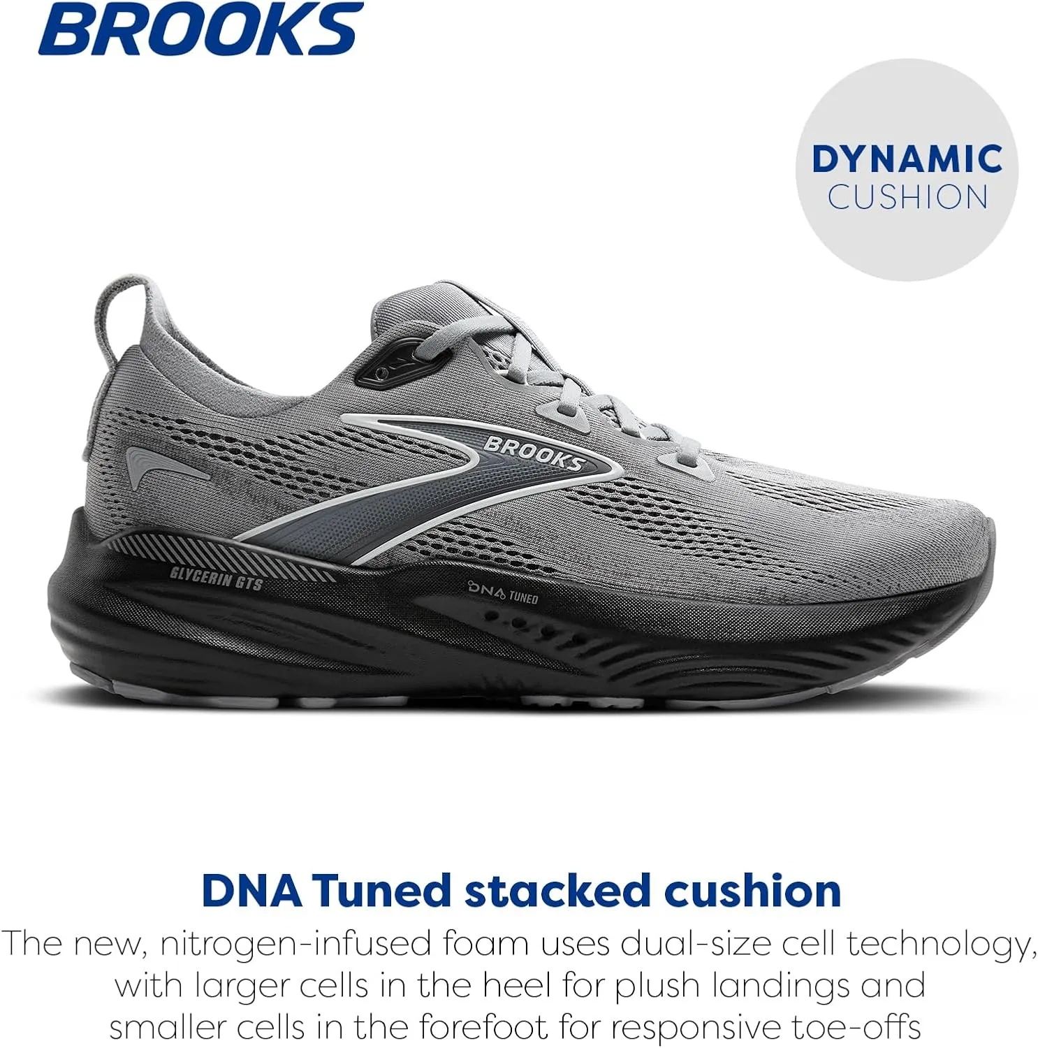 Brooks Men’s Glycerin GTS 22 Supportive Running Shoe
