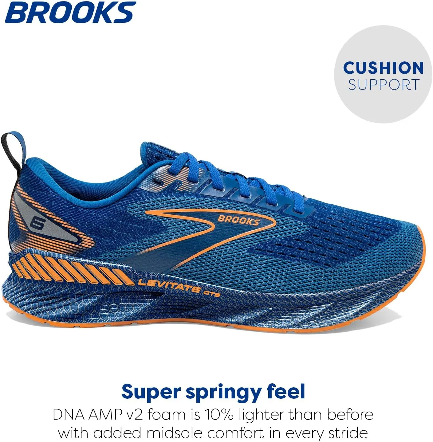 Brooks Men’s Levitate GTS 6 Supportive Running Shoe