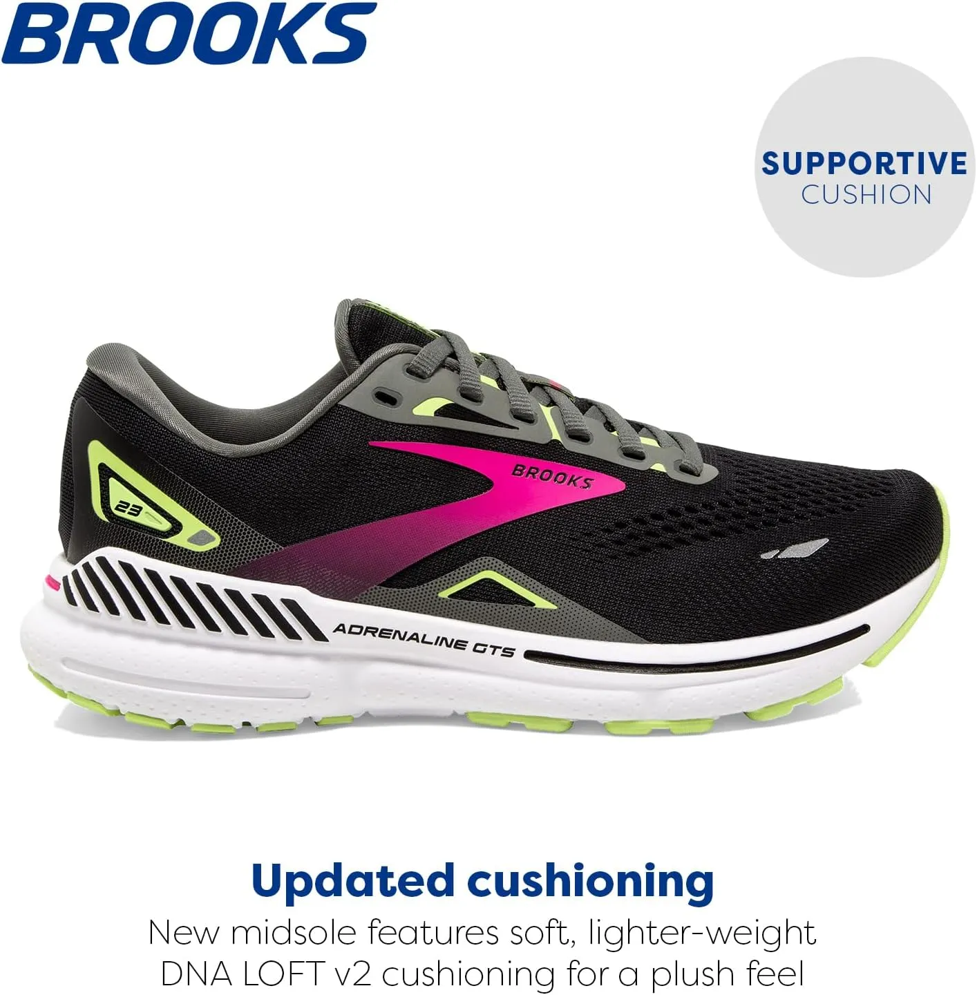 Brooks Women’s Adrenaline GTS 23 Supportive Running Shoe