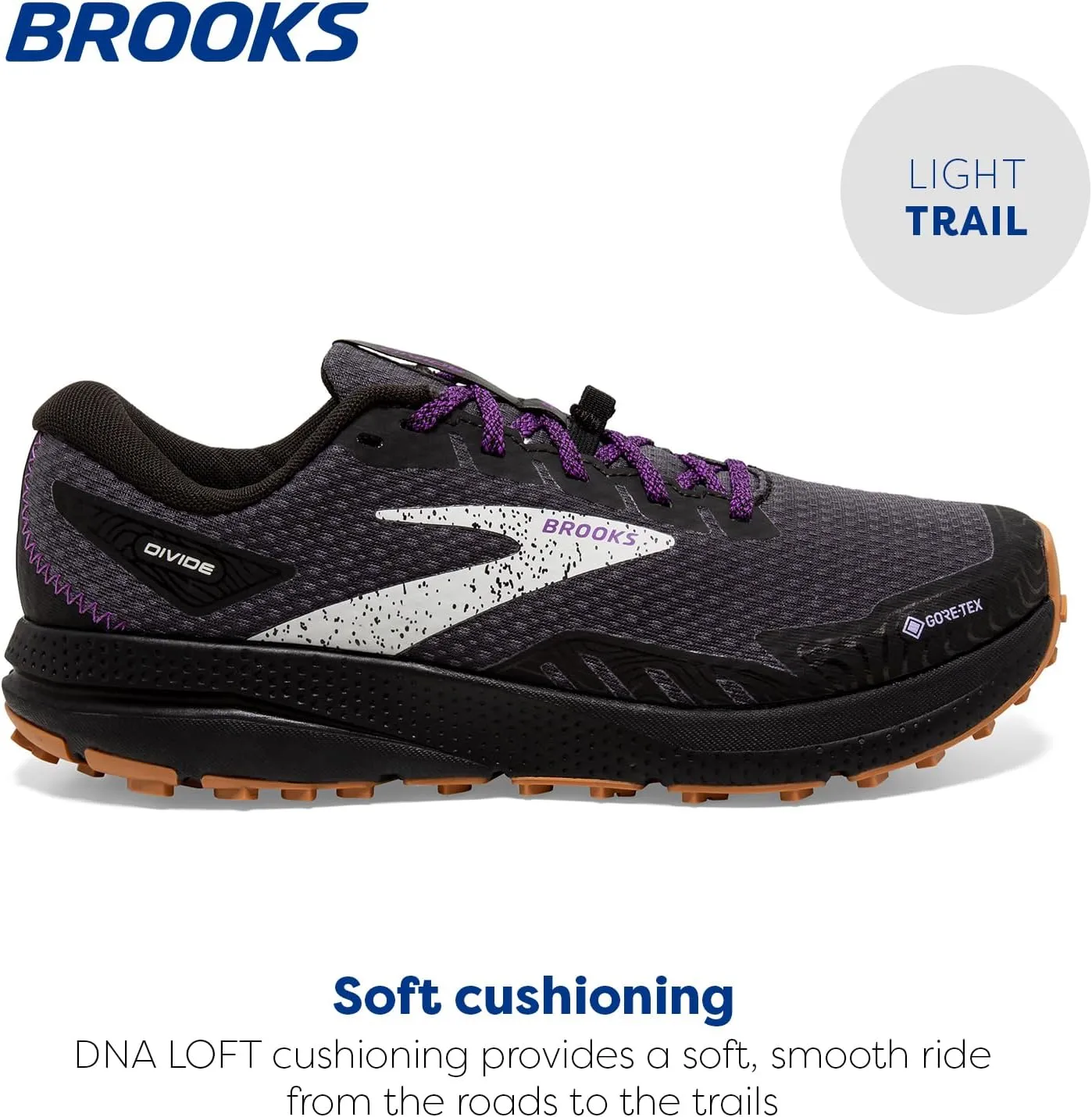 Brooks Women’s Divide 4 GTX Waterproof Trail Running Shoe
