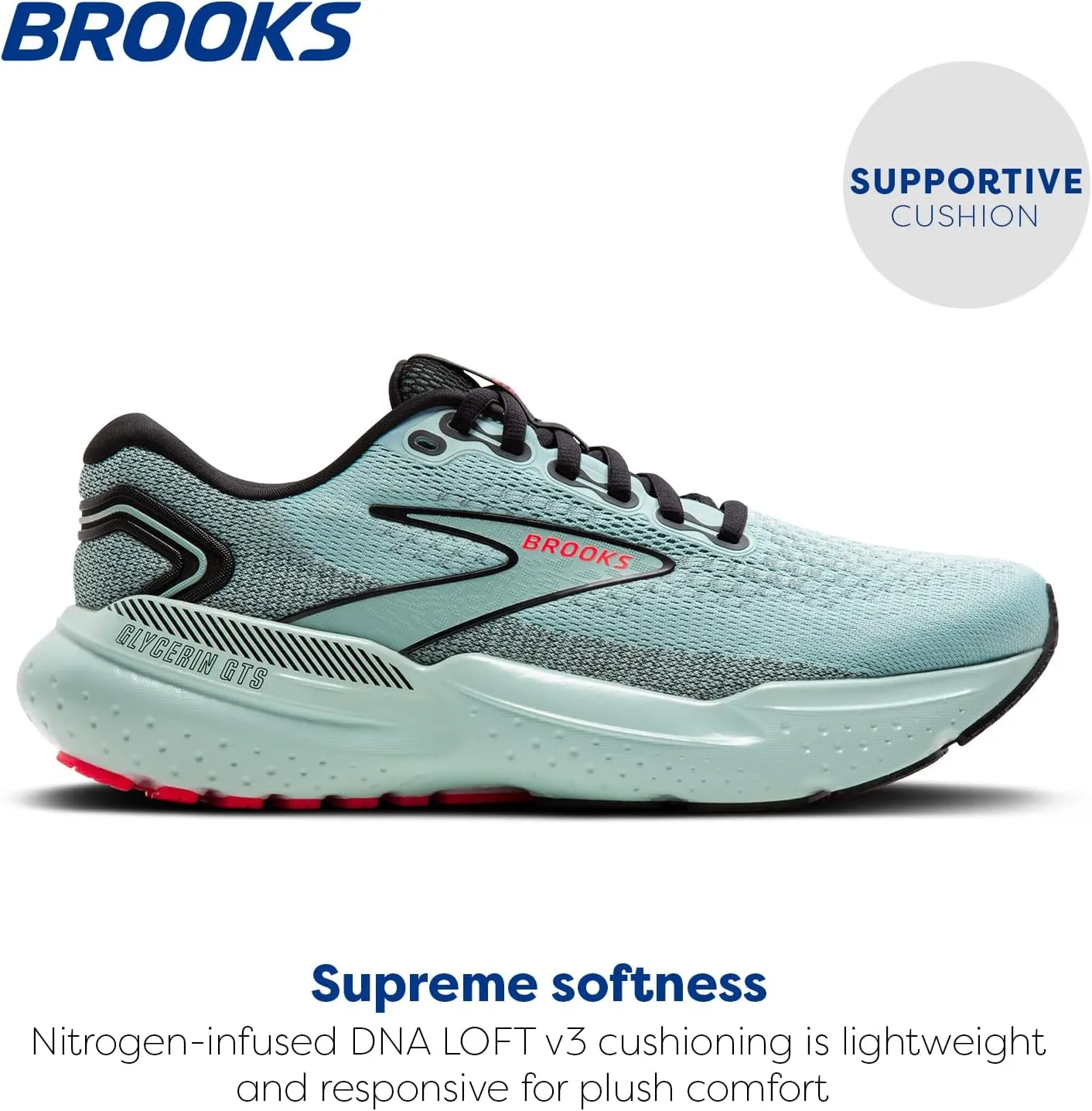 Brooks Women’s Glycerin GTS 21 Supportive Running Shoe