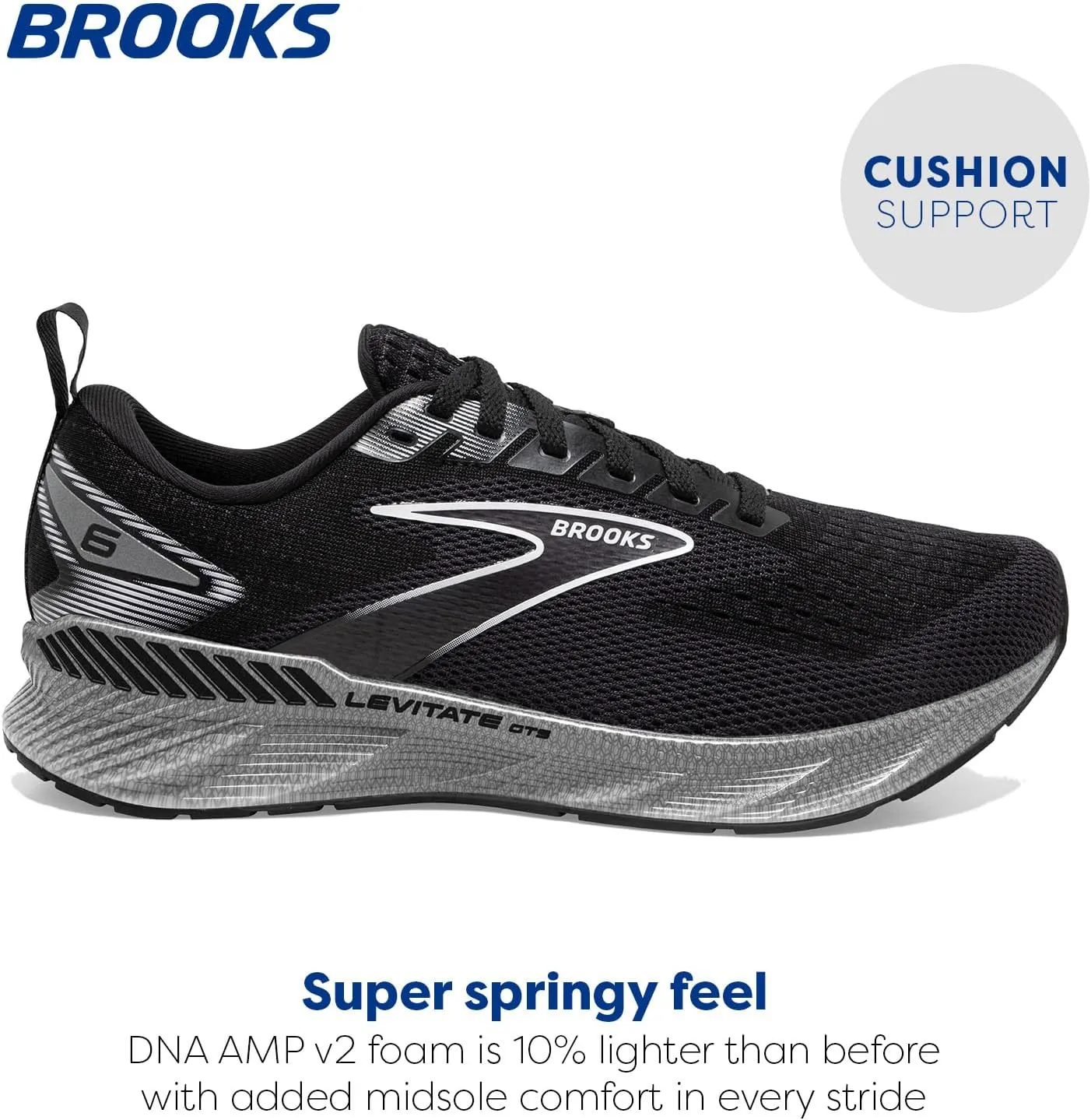 Brooks Women’s Levitate GTS 6 Supportive Running Shoe