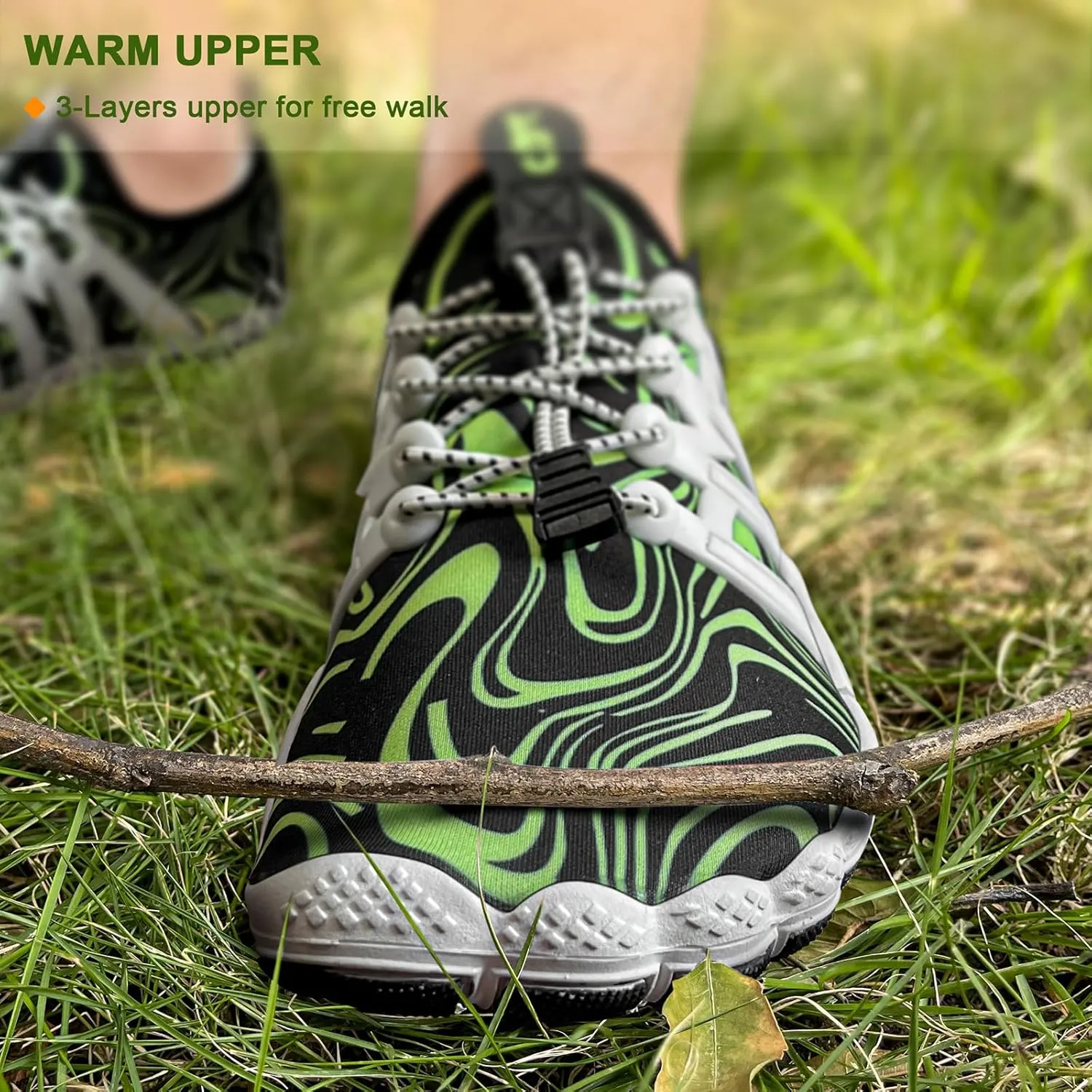 BULLIANT Water Shoes Men, Unisex Barefoot Aqua Shoes for Men Women Hiking Swimming Shoe