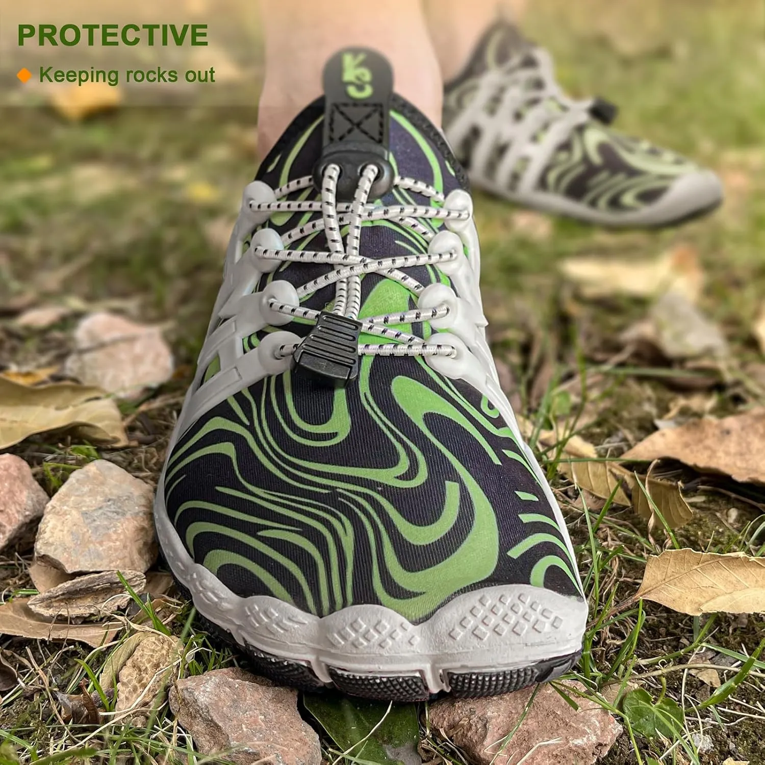 BULLIANT Water Shoes Men, Unisex Barefoot Aqua Shoes for Men Women Hiking Swimming Shoe