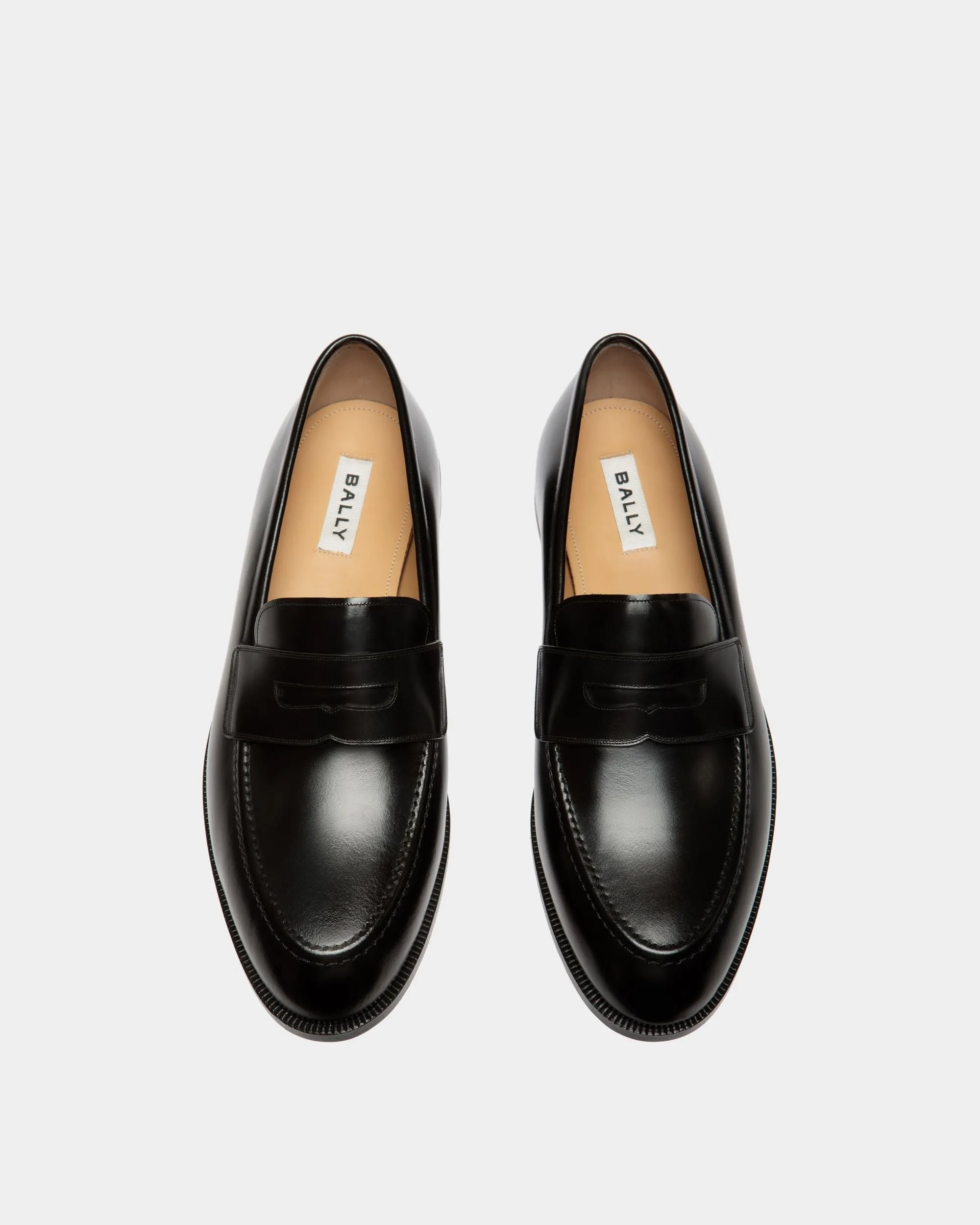 Carl Loafer in Black Leather