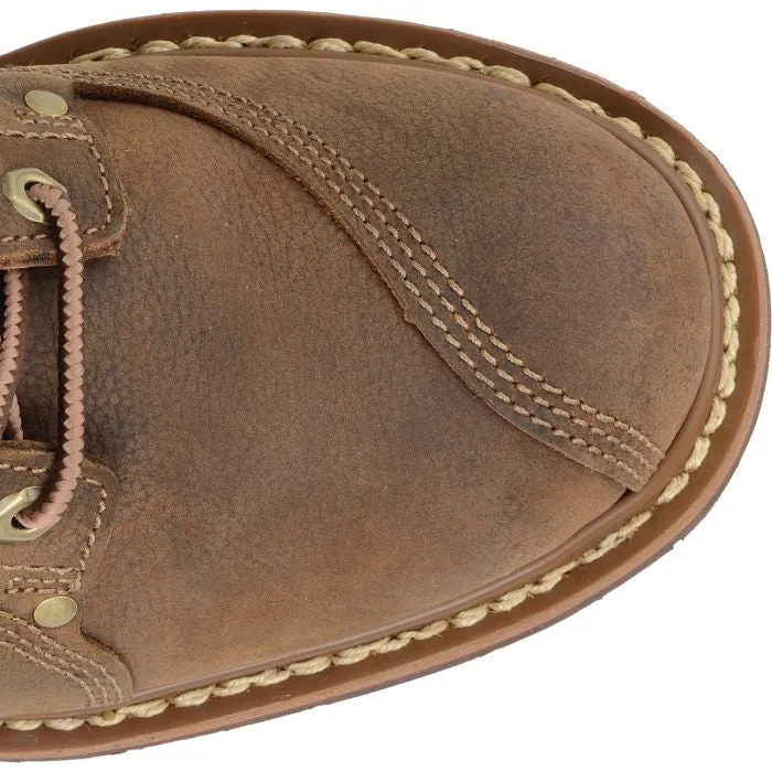 Carolina Men's Linesman 10" Soft Toe Waterproof Slip Resistant Work Boot -Brown- CA904