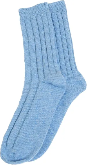 Cashmeren Unisex Soft Sleep Socks 100% Pure Cashmere Ribbed Knit Winter Accessories