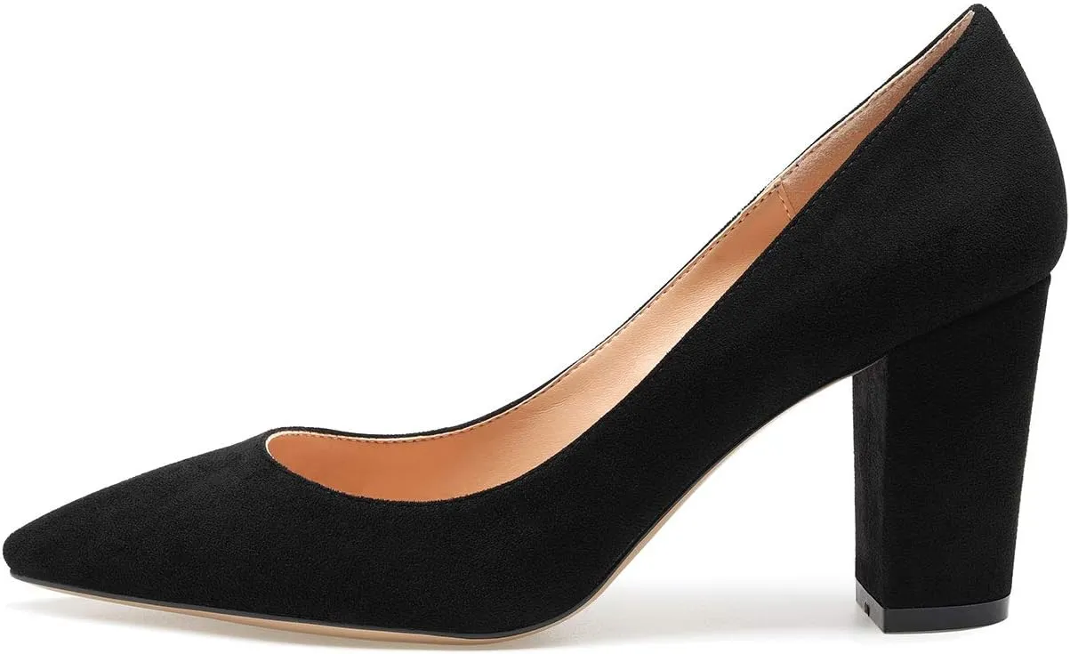 Castamere Womens High Heel Pointed Toe Slip-on Pumps 8CM