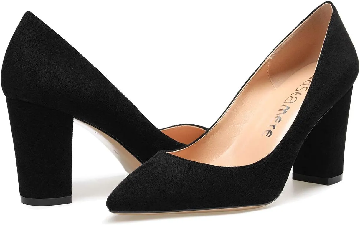 Castamere Womens High Heel Pointed Toe Slip-on Pumps 8CM