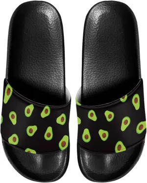 Casual Non-slip Slide Sandals for Women Men Open Toe House Sole Slipper Flat Lightweight Slipper for Bathroom Beach