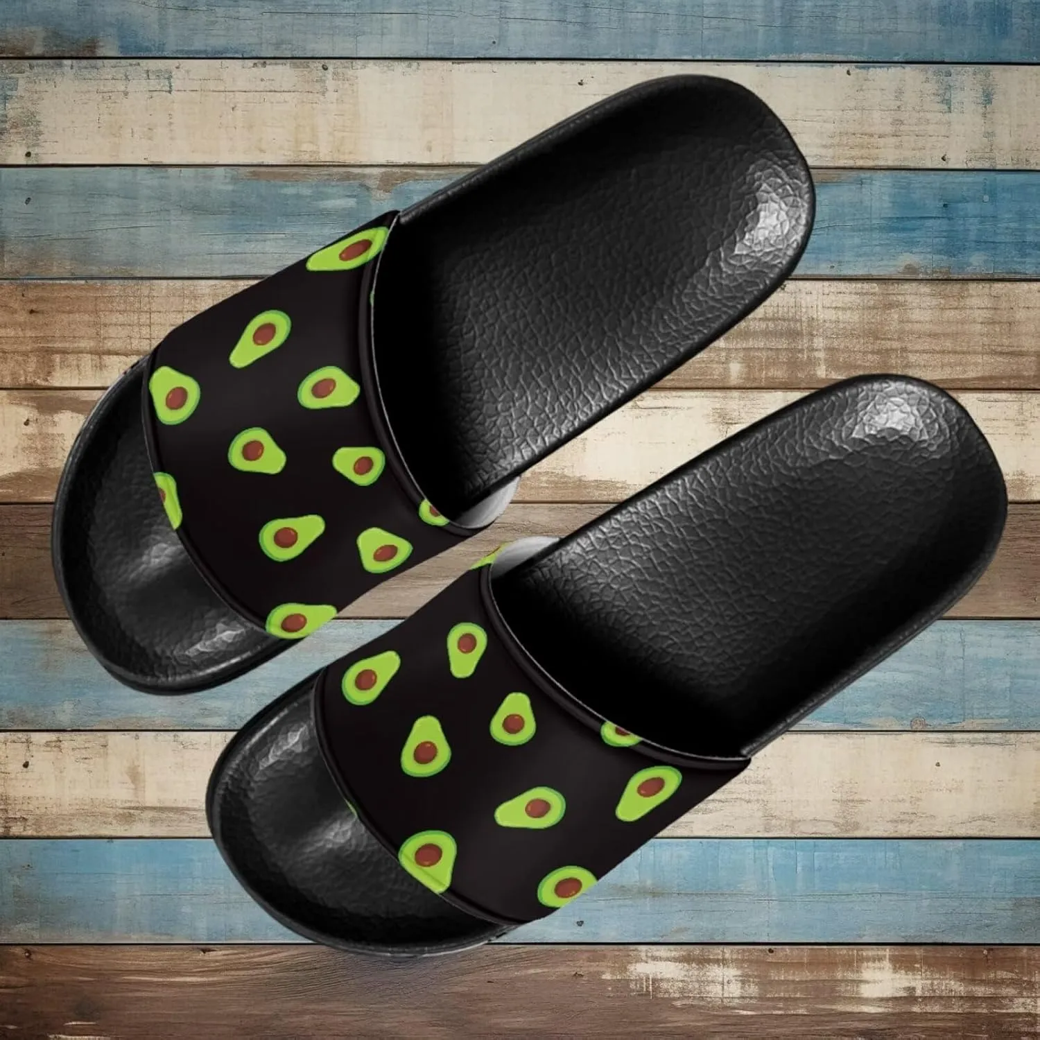 Casual Non-slip Slide Sandals for Women Men Open Toe House Sole Slipper Flat Lightweight Slipper for Bathroom Beach