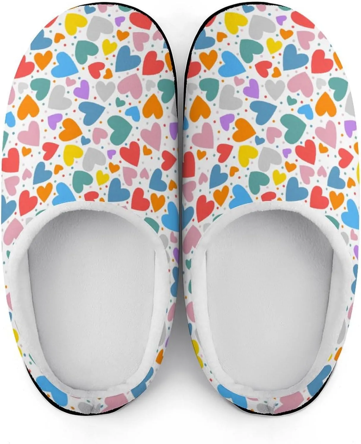 Christmas Clog Slippers Ladies Non-Slip Warm House Slippers Womens Cotton Slipper Bedroom Slip-On Shoes Indoor Outdoor