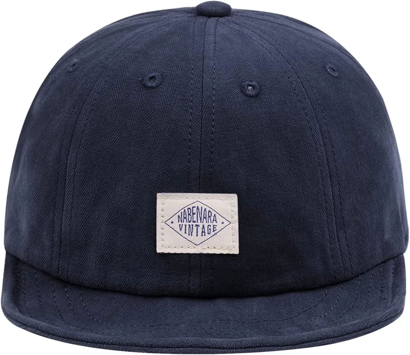 Clakllie Soft Short Brim Hats for Men Low Profile Baseball Cap Casual Trucker Hat Moisture Wicking Outdoor Running Hat