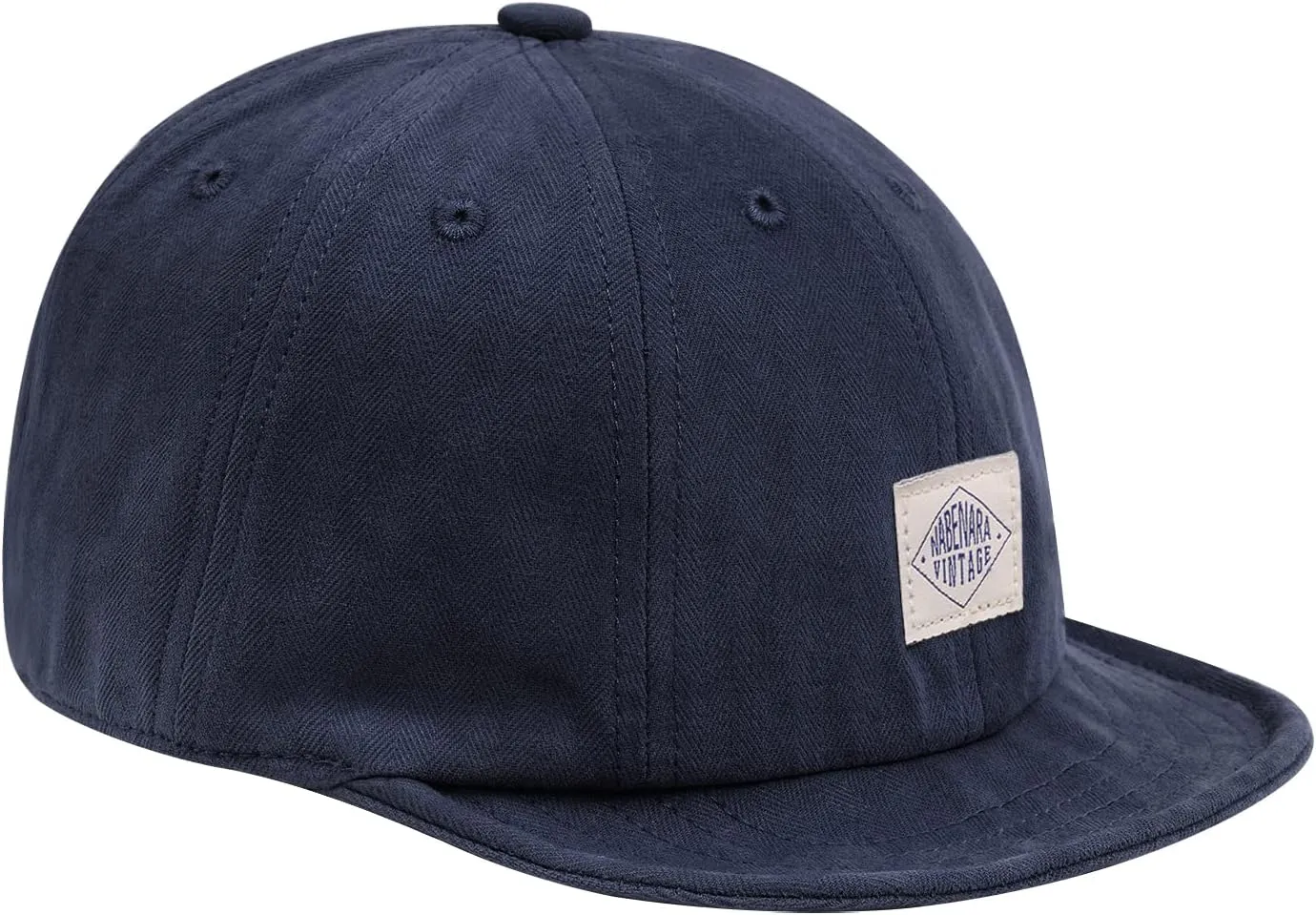 Clakllie Soft Short Brim Hats for Men Low Profile Baseball Cap Casual Trucker Hat Moisture Wicking Outdoor Running Hat