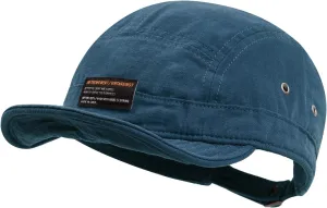 CLAPE Short Brim Baseball Cap 5 Panel Hat Soft Short Bill Trucker Cap Flat Snapback Hats Casual Outdoor Fitted Cap Dad Hats