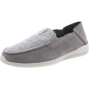 Clarks mens Gorwin Step Loafer, Grey Suede, 8.5 US