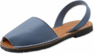 Classic Flat Sandals for Women – Dressy Soft Leather Peep Toe Women’s Flat Sandals, Casual Slip on Flats