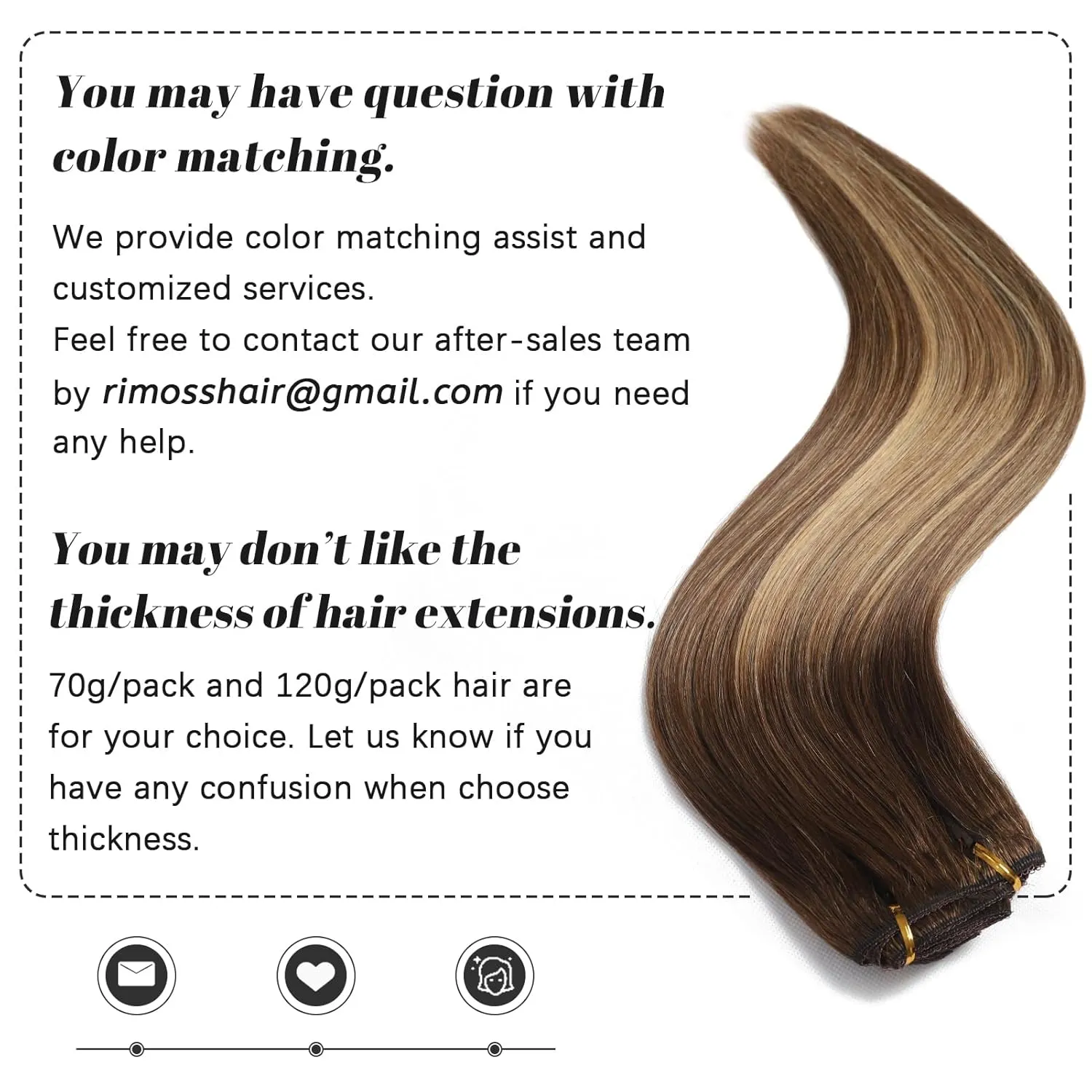 Clip in Hair Extensions Real Human Hair - 120g 22 Inch 7pcs, Ombre Chocolate Brown to Caramel Blonde Balayage - Soft Remy Human Hair Clip ins Extensions Straight for Women