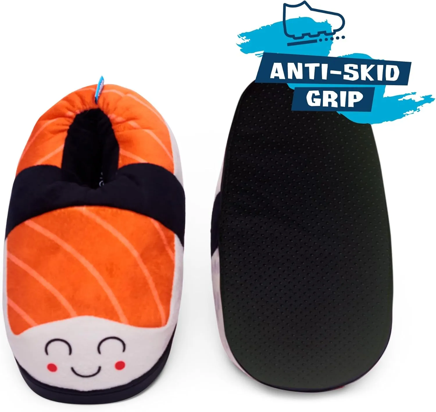 Coddies Sushi “Shoe-shi” Slippers | Unisex Funny Slippers, Gag Gift, Cute Anime Kawaii Present | Men, Women & Children Sizes S,M,L, XL