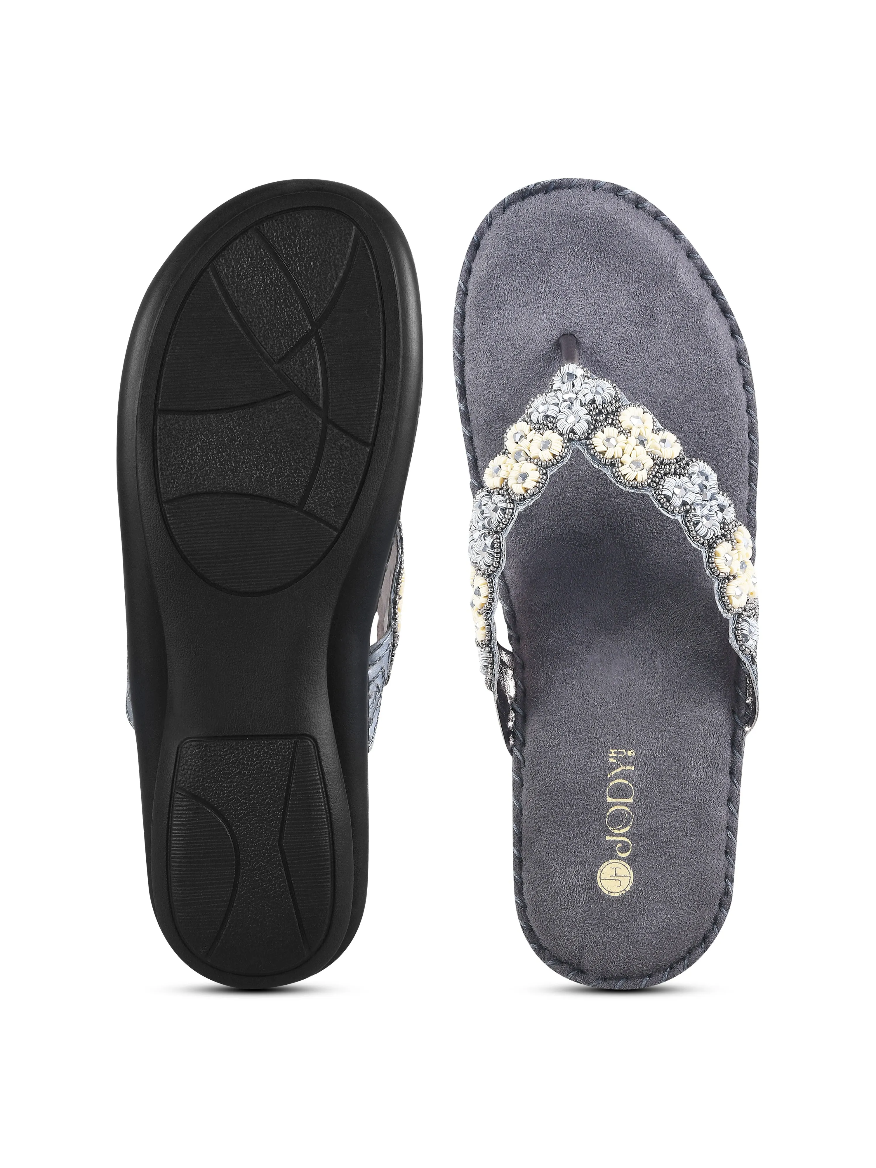 Comfy Beaded Doctor Flat Slipper