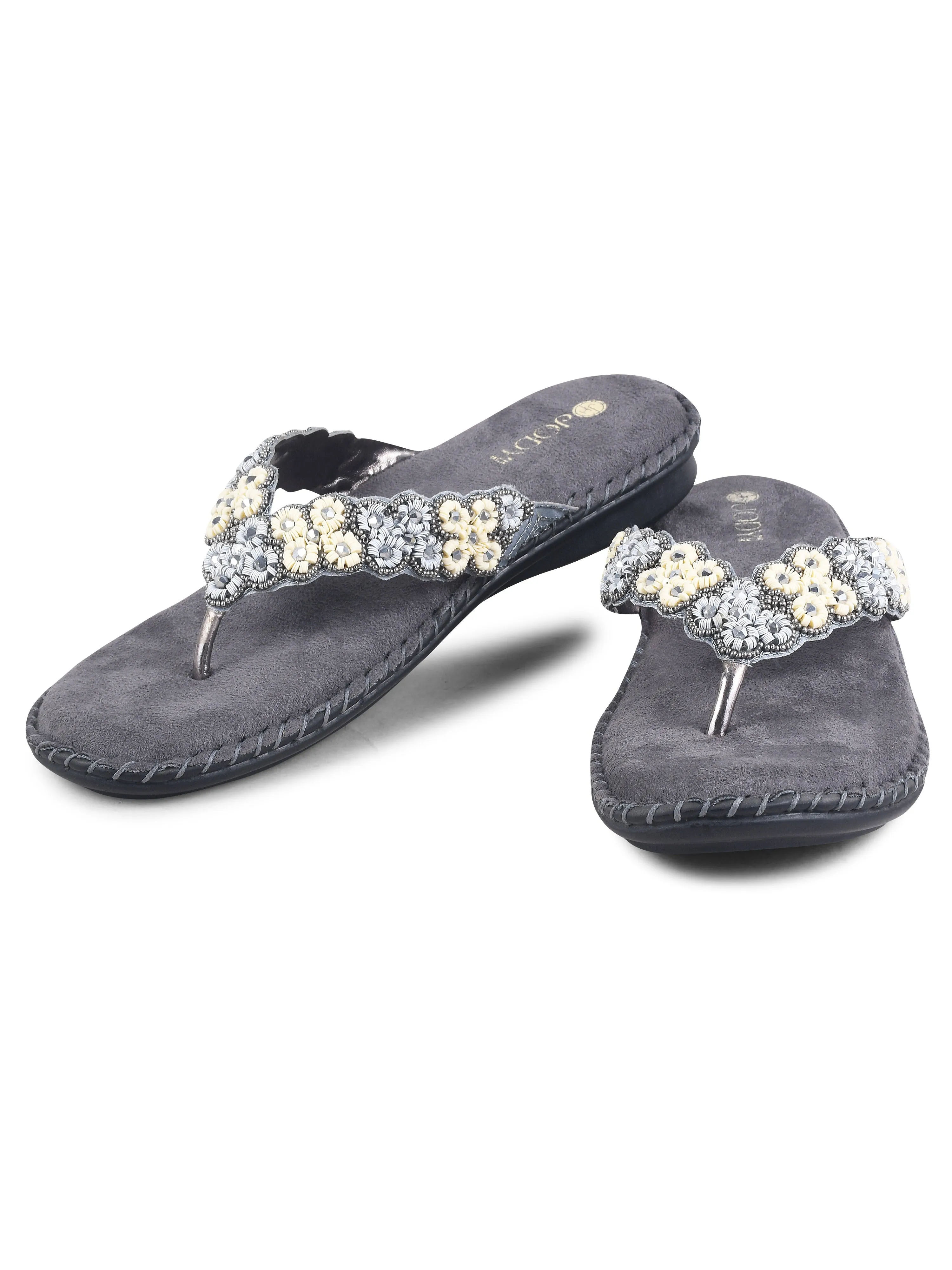 Comfy Beaded Doctor Flat Slipper