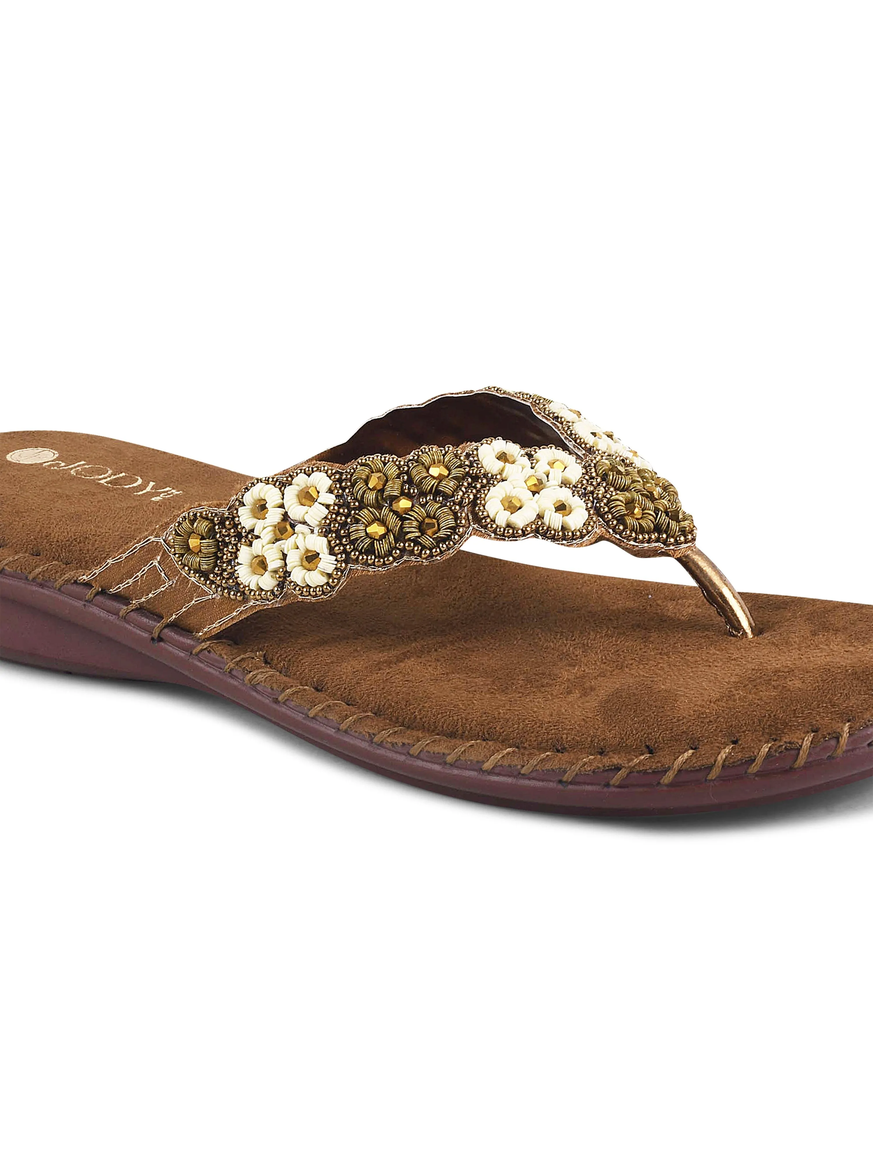 Comfy Beaded Doctor Flat Slipper