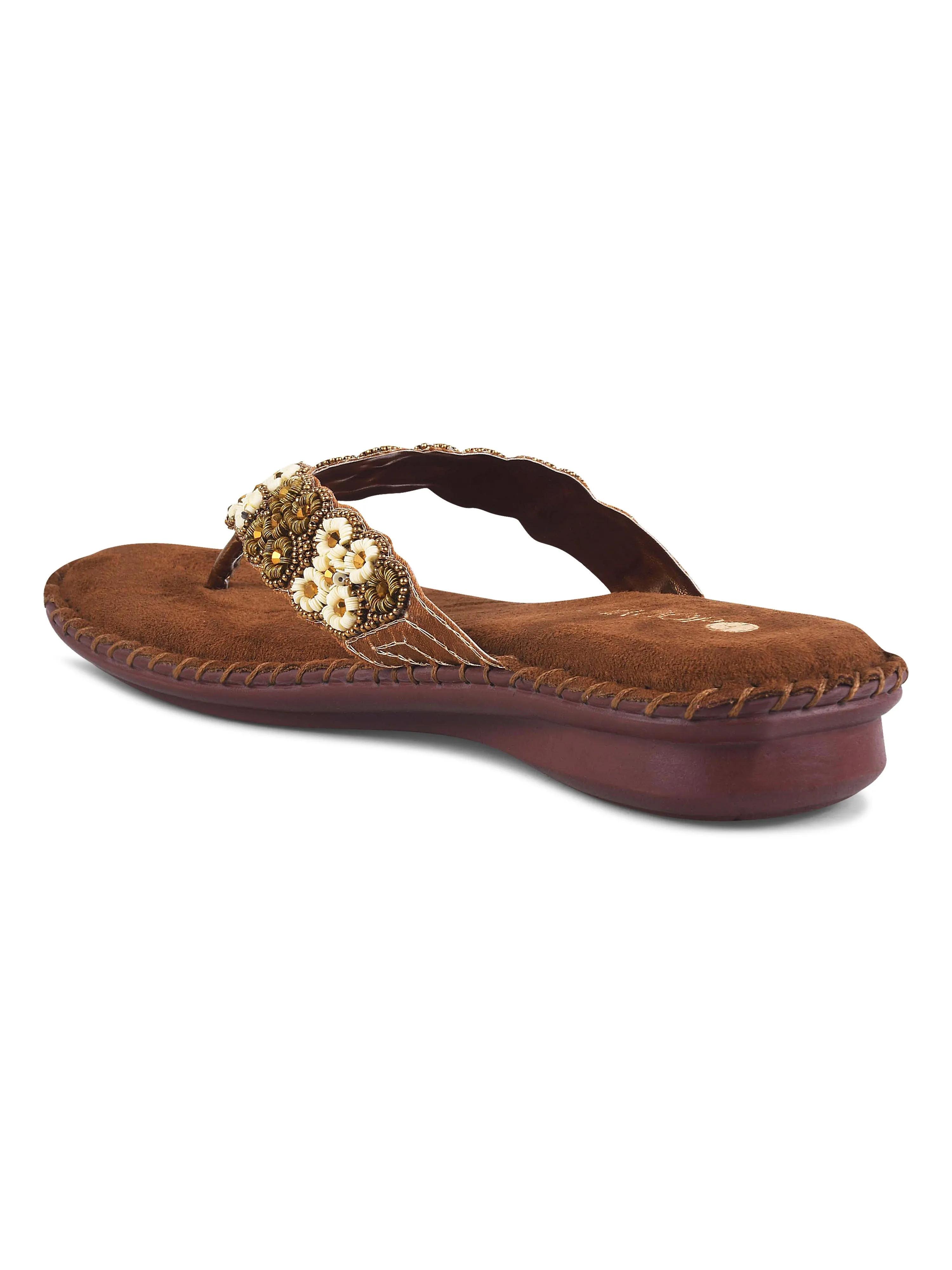 Comfy Beaded Doctor Flat Slipper