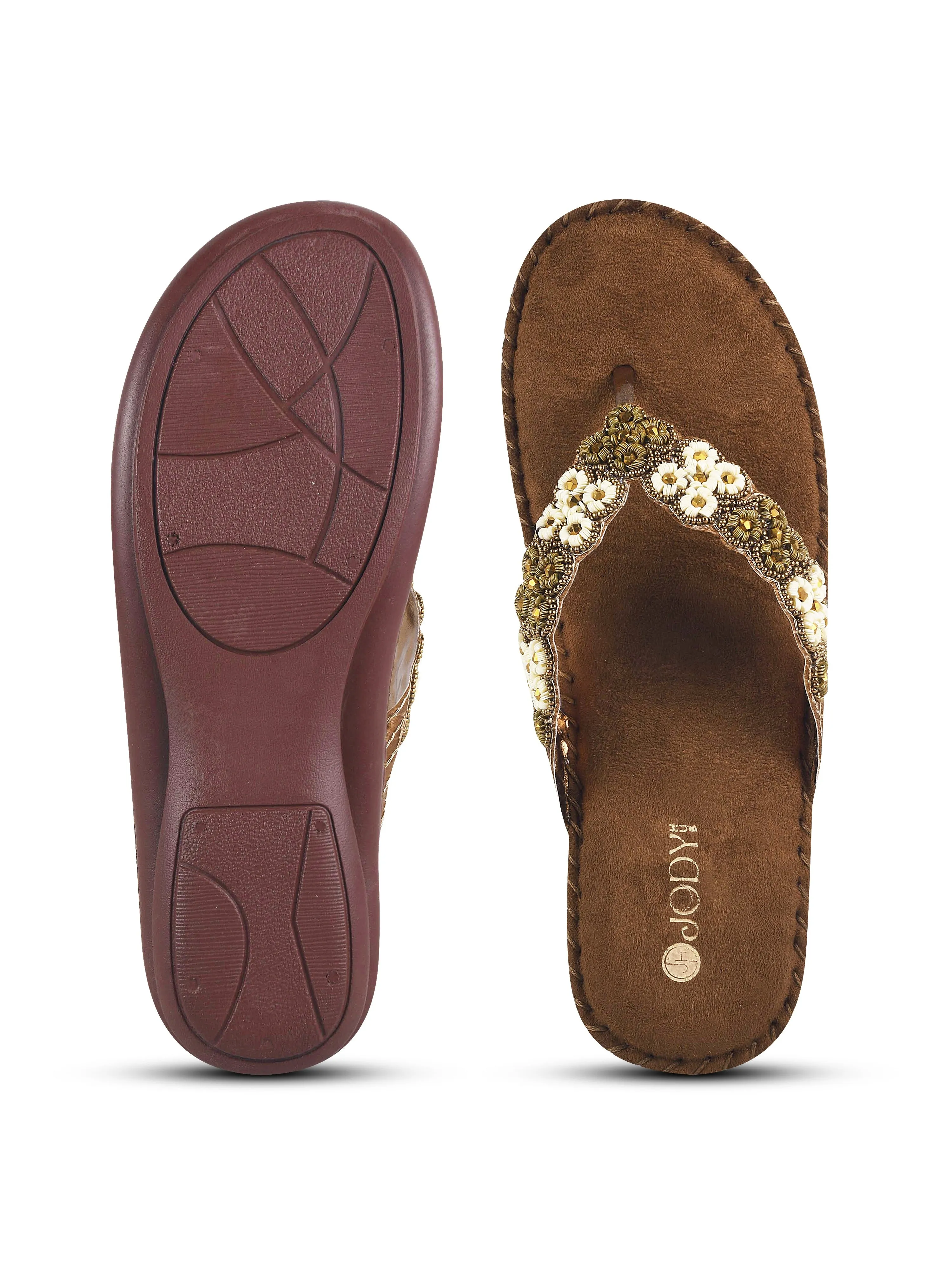 Comfy Beaded Doctor Flat Slipper