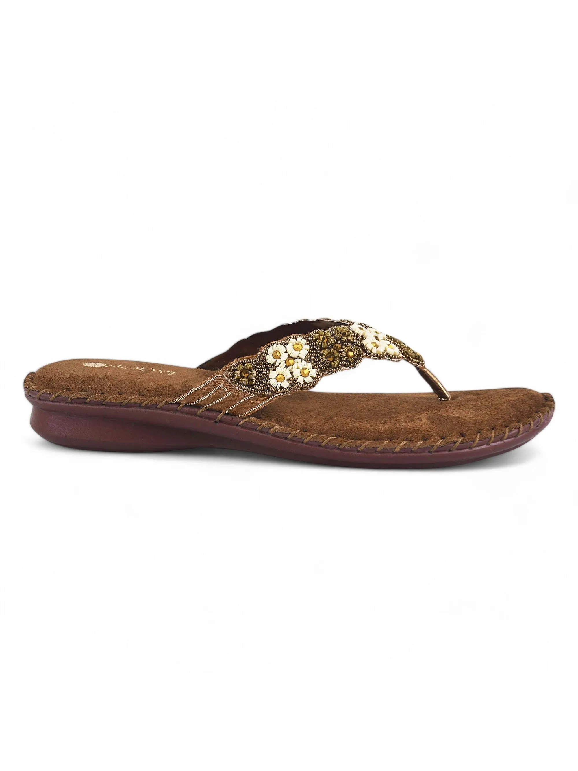 Comfy Beaded Doctor Flat Slipper