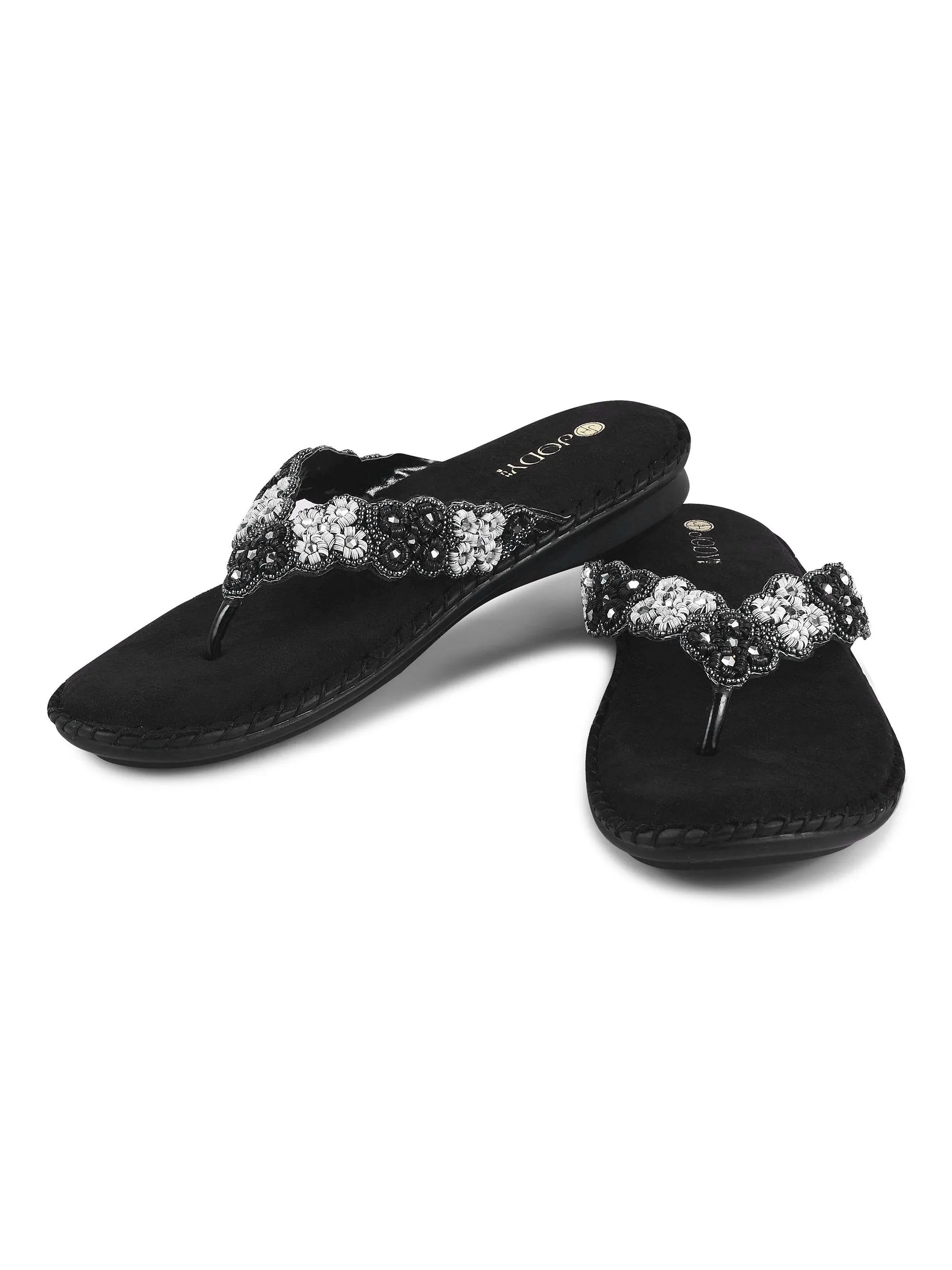 Comfy Beaded Doctor Flat Slipper