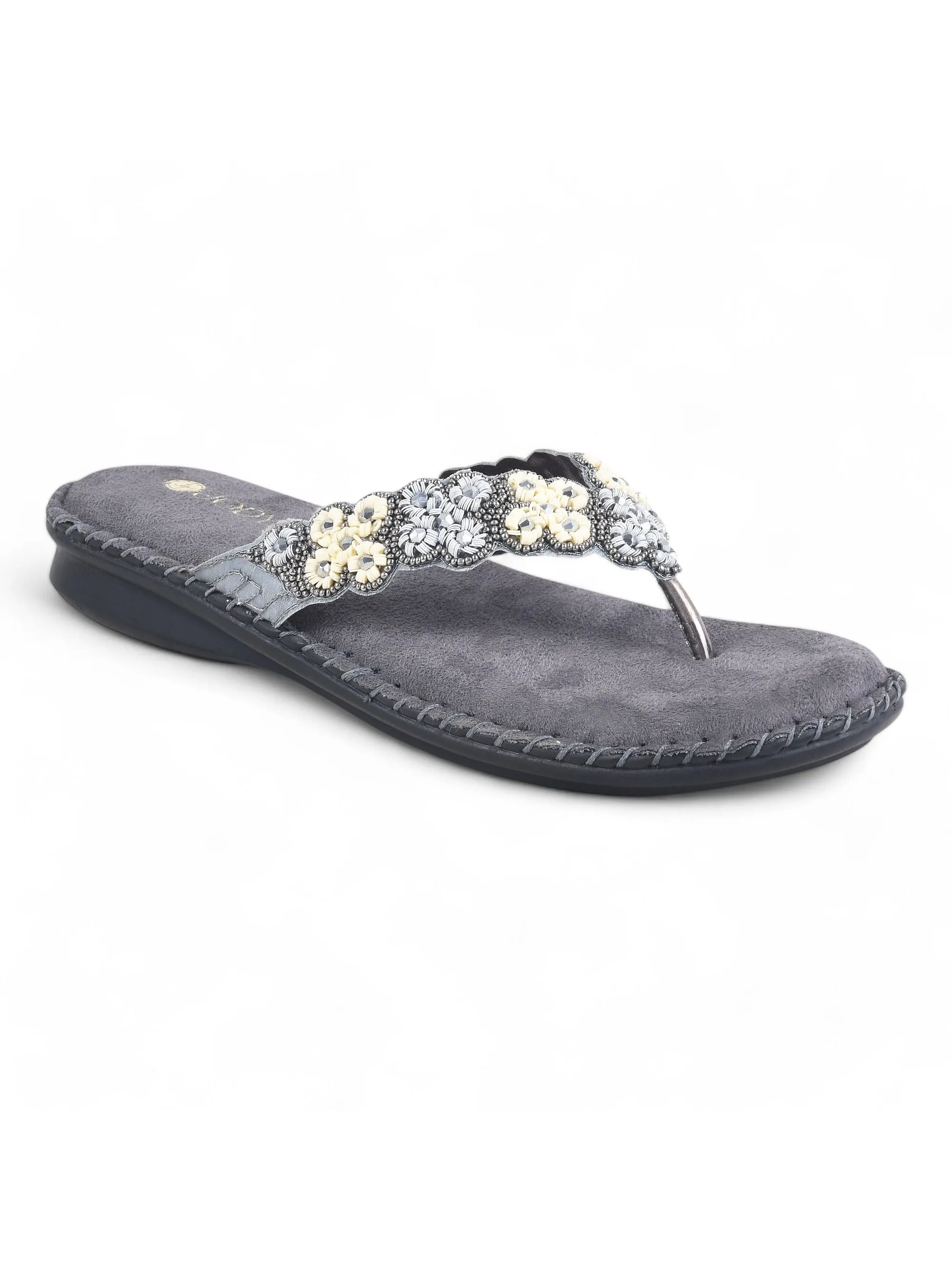 Comfy Beaded Doctor Flat Slipper