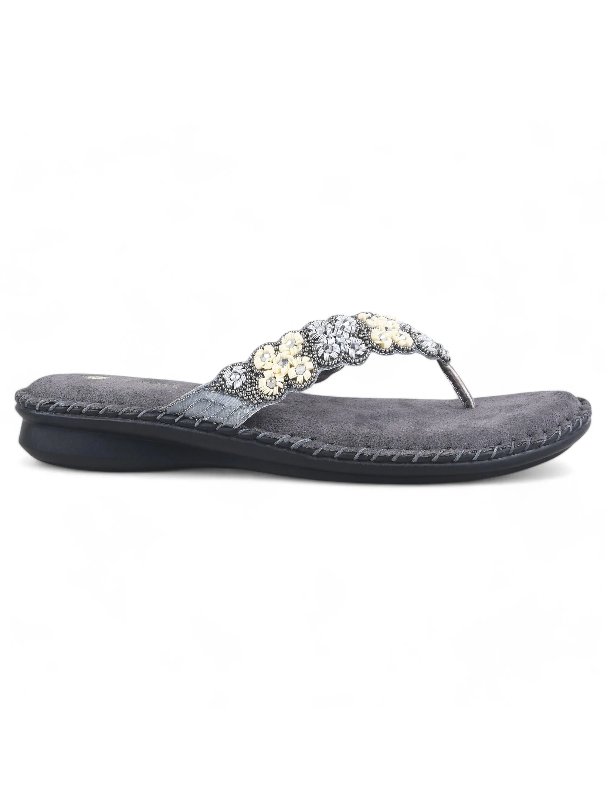 Comfy Beaded Doctor Flat Slipper