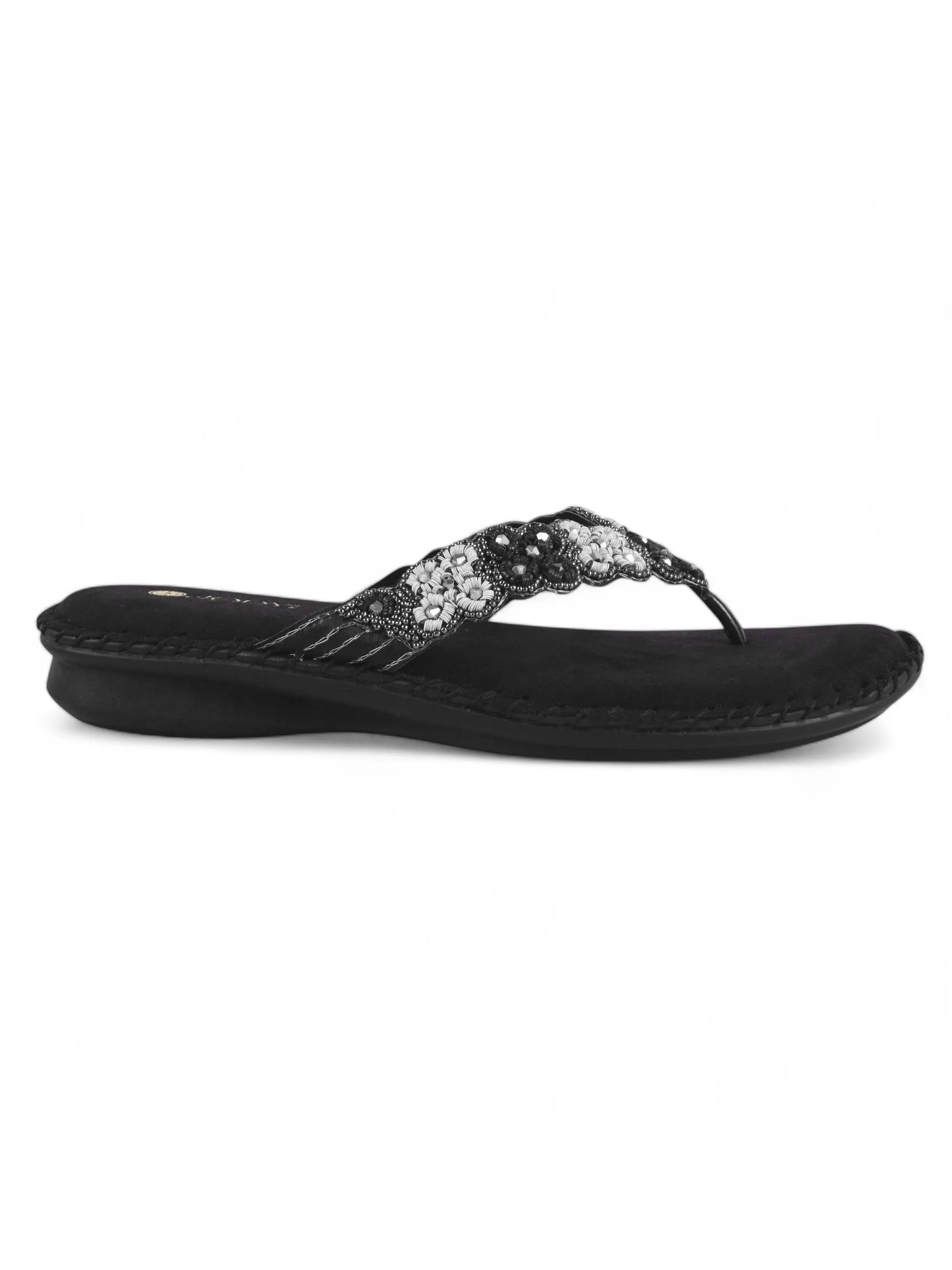 Comfy Beaded Doctor Flat Slipper