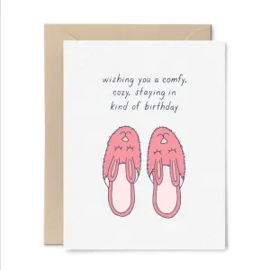 Comfy Cozy Birthday Card