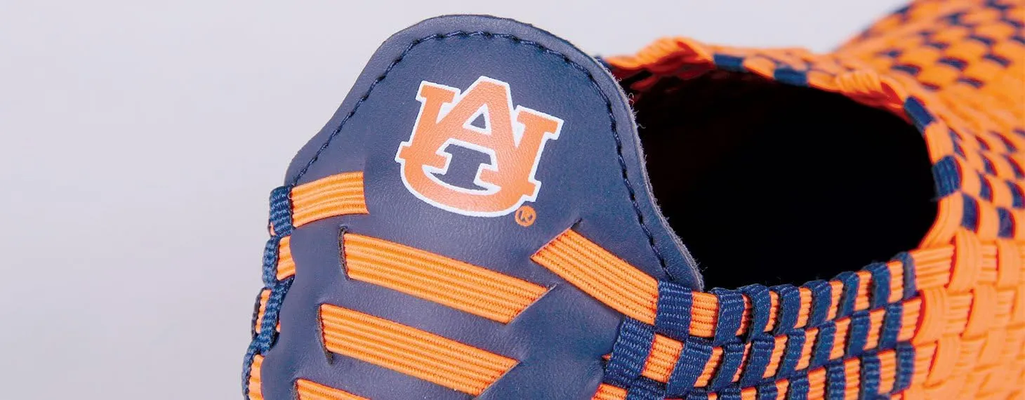 Comfy Feet NCAA Woven Colors Comfy Slip On Shoes