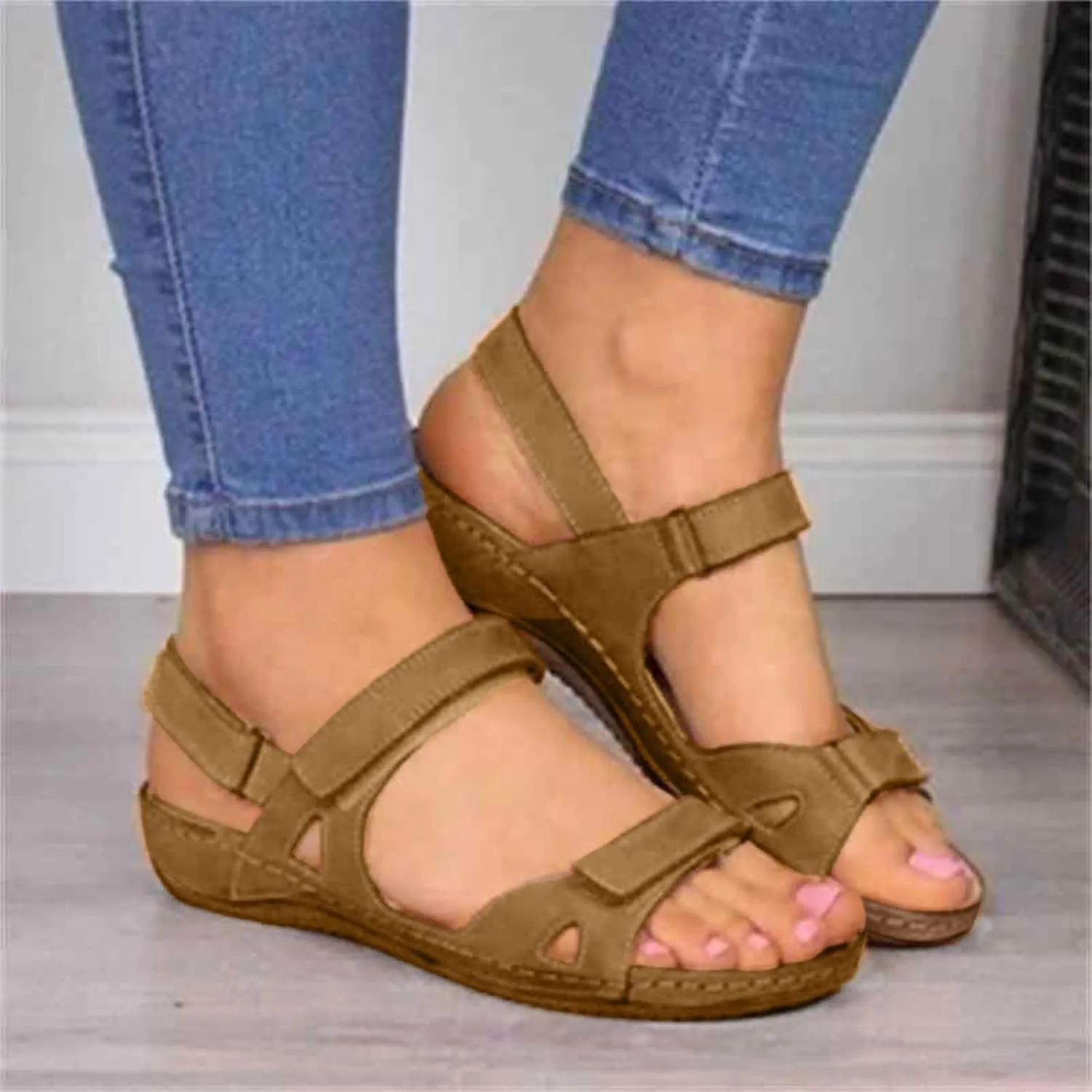 Cool Slippers Female Soft Soled Non Slip Wear Resisting Flat Beach Flops Lady Sandals Women Womens Wide Fit Dress Shoes