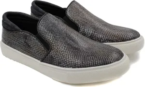 Corkys Womens Selena Snake Print Slip-On Fashion Sneakers