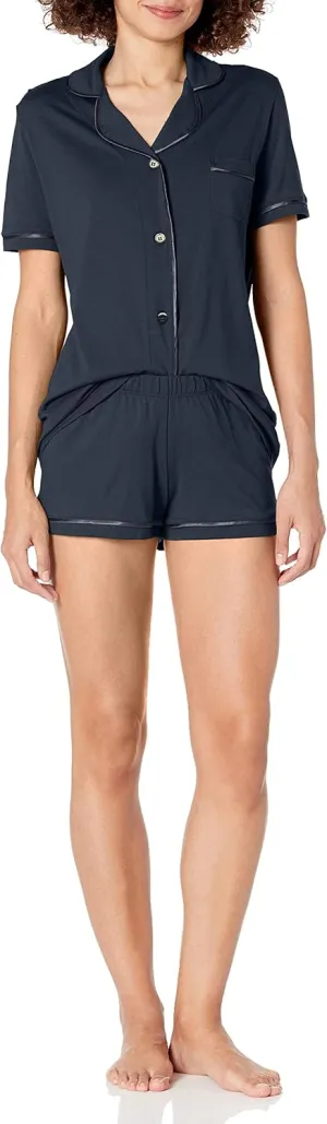 Cosabella Women's Bella Short Sleeve Top & Boxer Pajama Set