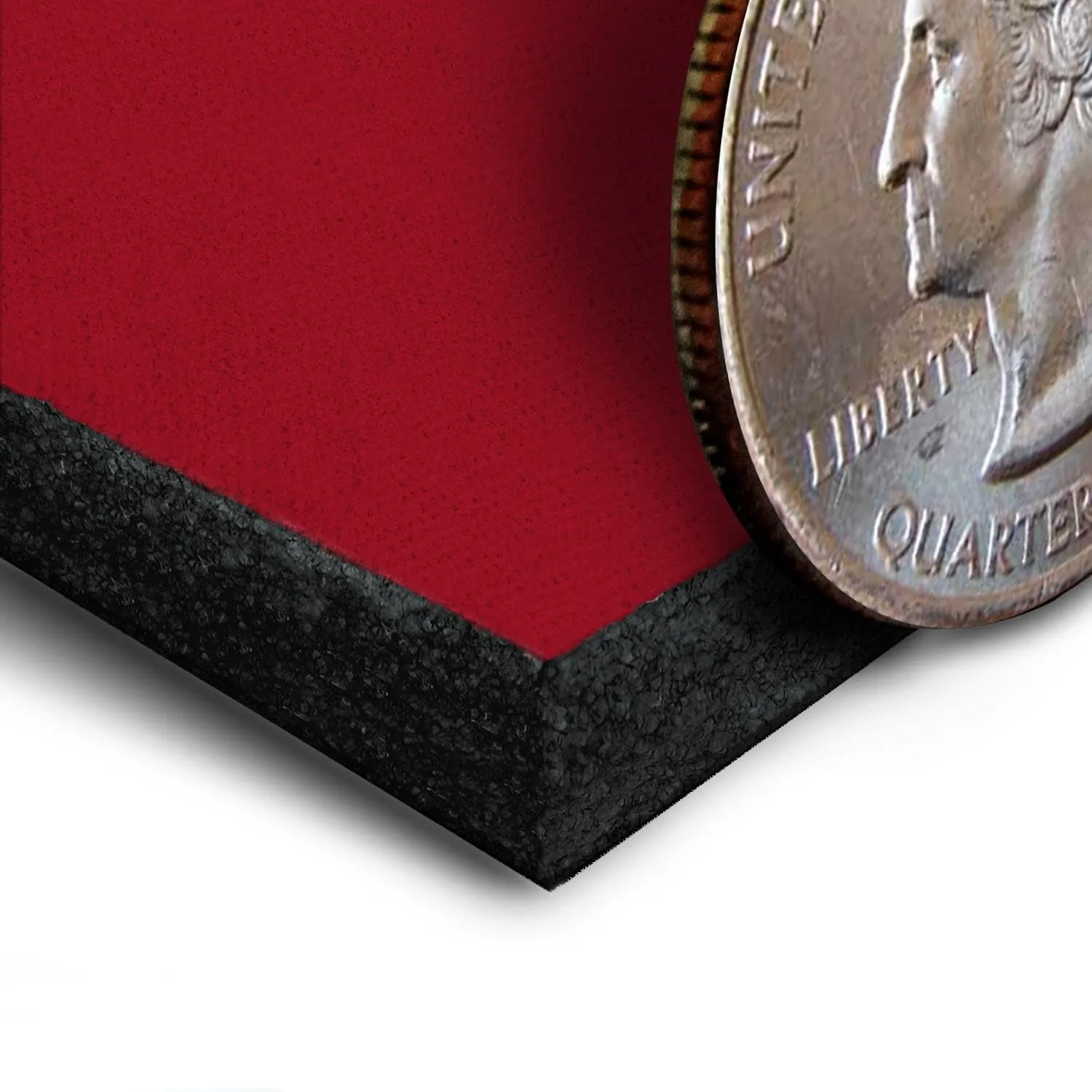 Coverking Custom Fit Front 50/50 Bucket Seat Cover for Select Toyota Tacoma Models - Neosupreme (Red with Black Sides)