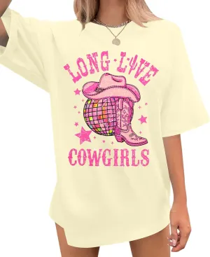 Cowgirl Western Shirt for Women Country Music T-Shirts Retro Country Cowboy Short Sleeve Outfits