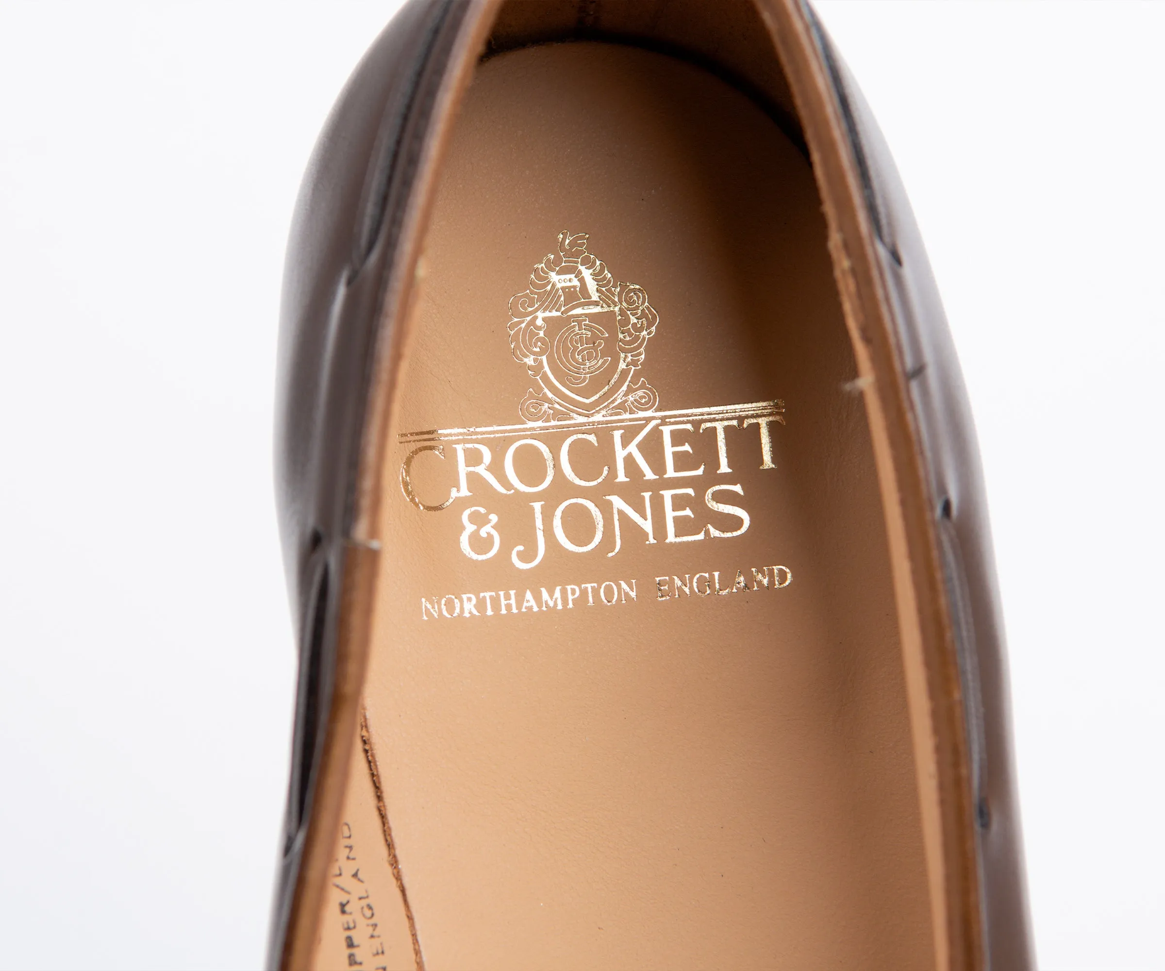 Crockett & Jones 'Cavendish' Burnished Calf Leather Loafers Dark Brown