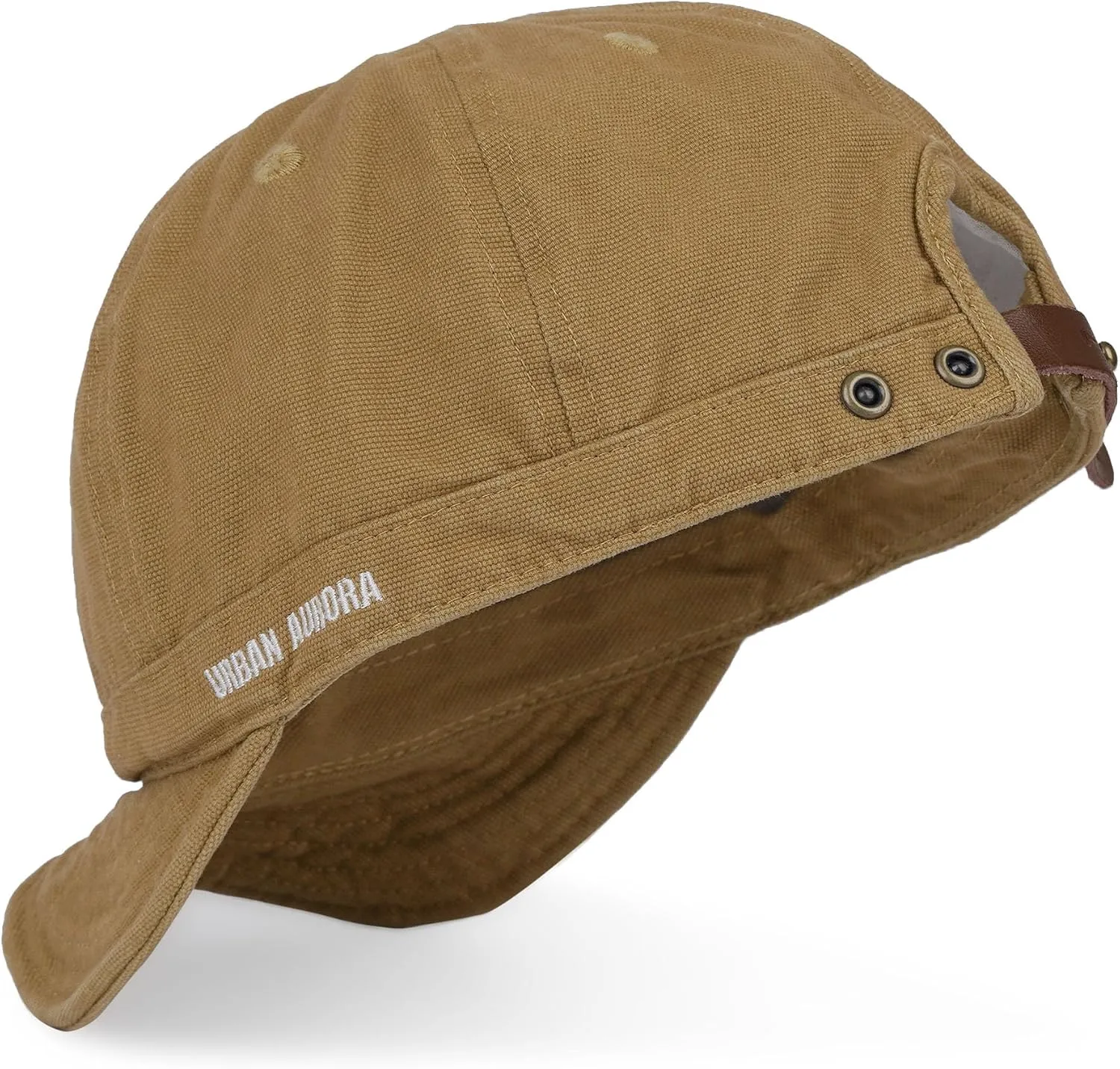 Croogo Cotton Trucker Hat Short Brim Mens Hat Low Profile Dad Hats Soft Short Brim Baseball Cap Flat Snapback Hats for Daily