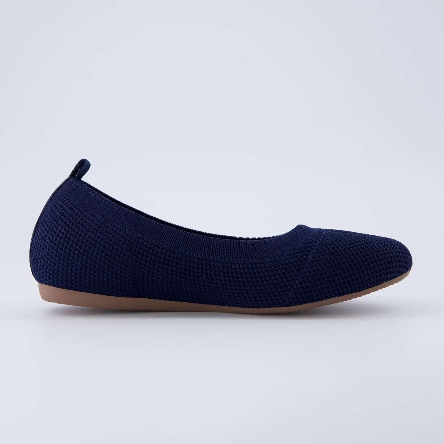 CUSHIONAIRE Women's Whiz Hidden Wedge Knit Flat with  Memory Foam and Wide Widths Available