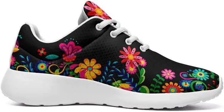 Custom Skull Running Shoes for Women Men Mesh Breathable Comfort Walking Sneaker Sports Athletic Halloween Shoes