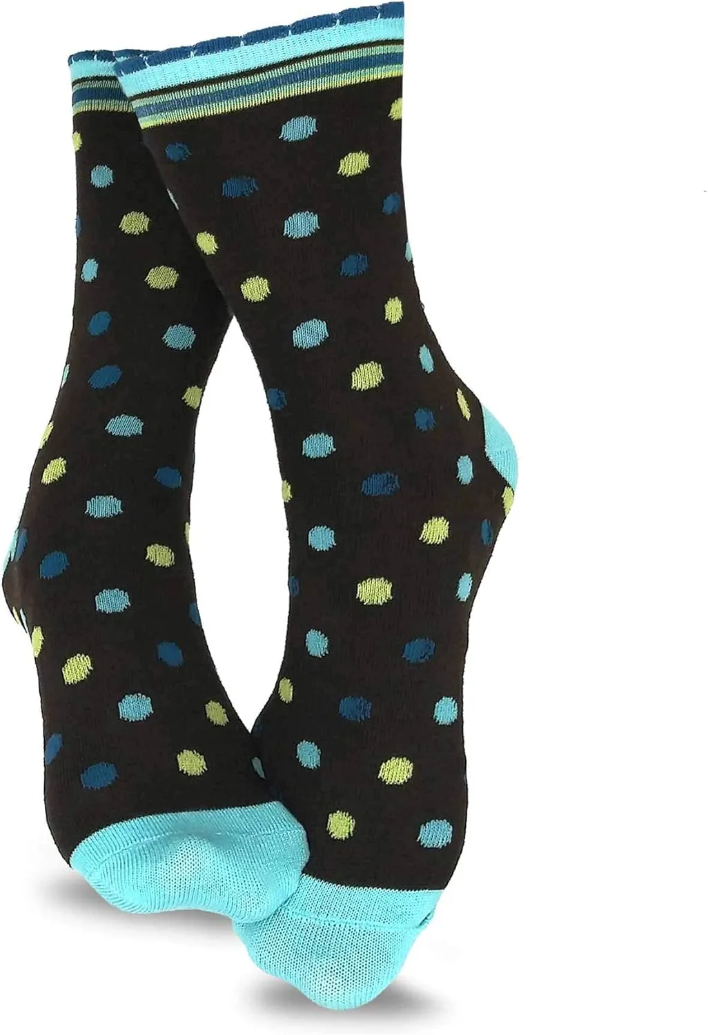 Cute Fun Novelty Dress Casual Argyle Stripe Floral Scallop Hearts Socks for Women Size 9-11 6pair 12pair School Socks