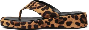CYNLLIO Slides for Women Slip on Flip Flops Sandals Casual Thongs Platform Wedges Sandals Summer Beach Shoes Comfy Walking Flats Shoes Outdoor Slippers