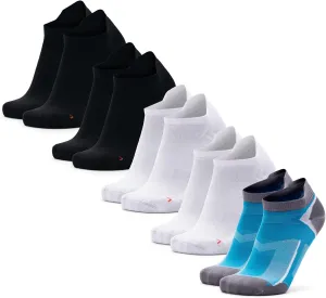DANISH ENDURANCE Low-Cut Athletic Socks, Moisture Wicking, Men & Women, 5-Pack