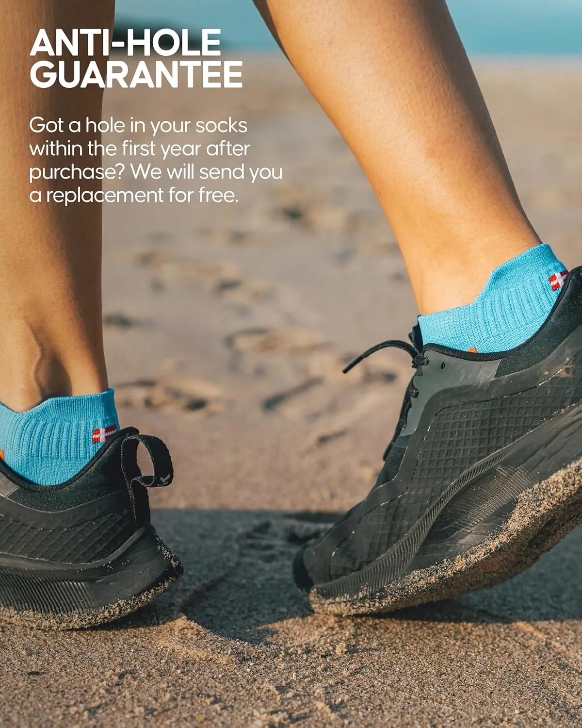 DANISH ENDURANCE Low-Cut Athletic Socks, Moisture Wicking, Men & Women, 5-Pack