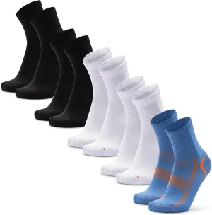 DANISH ENDURANCE Quarter Athletic Socks, Anti-blister for Men & Women, 5-Pack