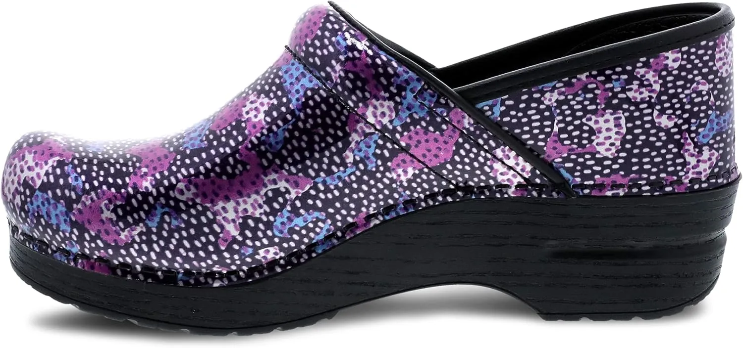 Dansko Professional Slip-On Clogs for Women - Rocker Sole and Arch Support for Comfort - Ideal for Long Standing Professionals - Nursing, Veterinarians, Food Service, Healthcare Professionals